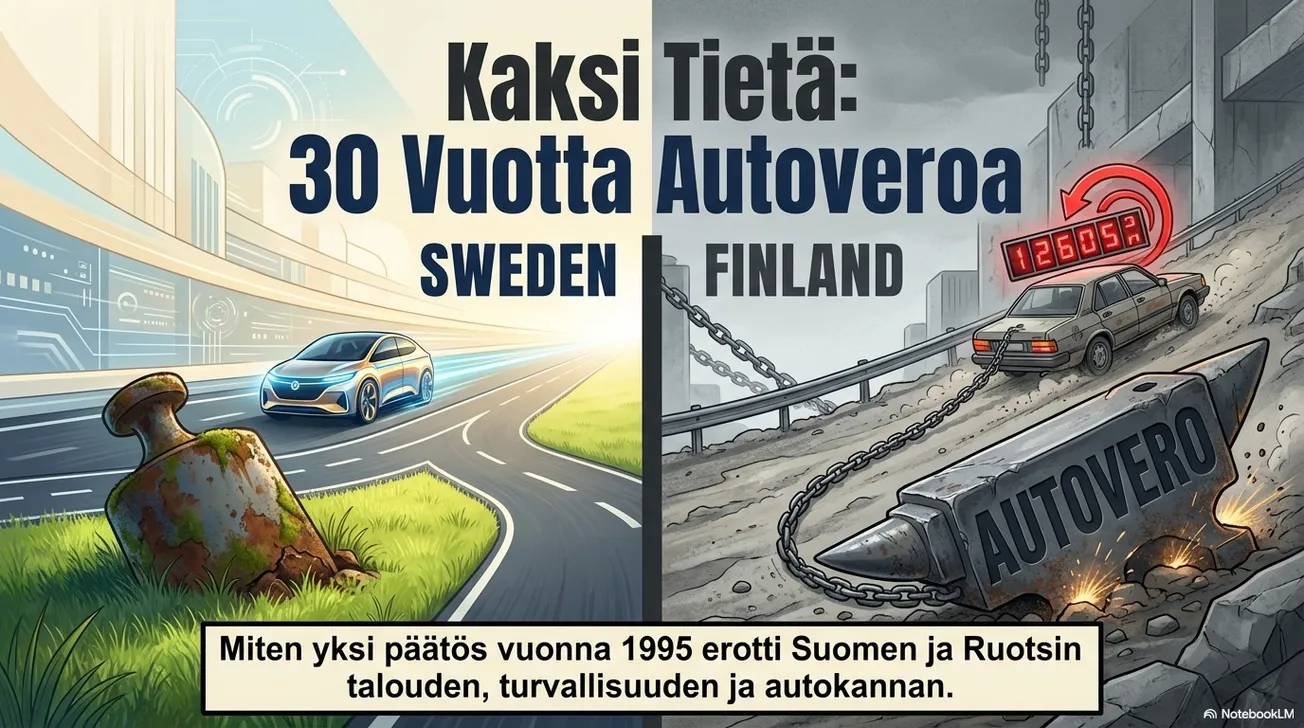 Jos Suomi olisi poistanut autoveron EU-jäsenyyden myötä - Osa 7: EU-lainsäädäntö ja veropolitiikan vertailu Suomen ja Ruotsin välillä